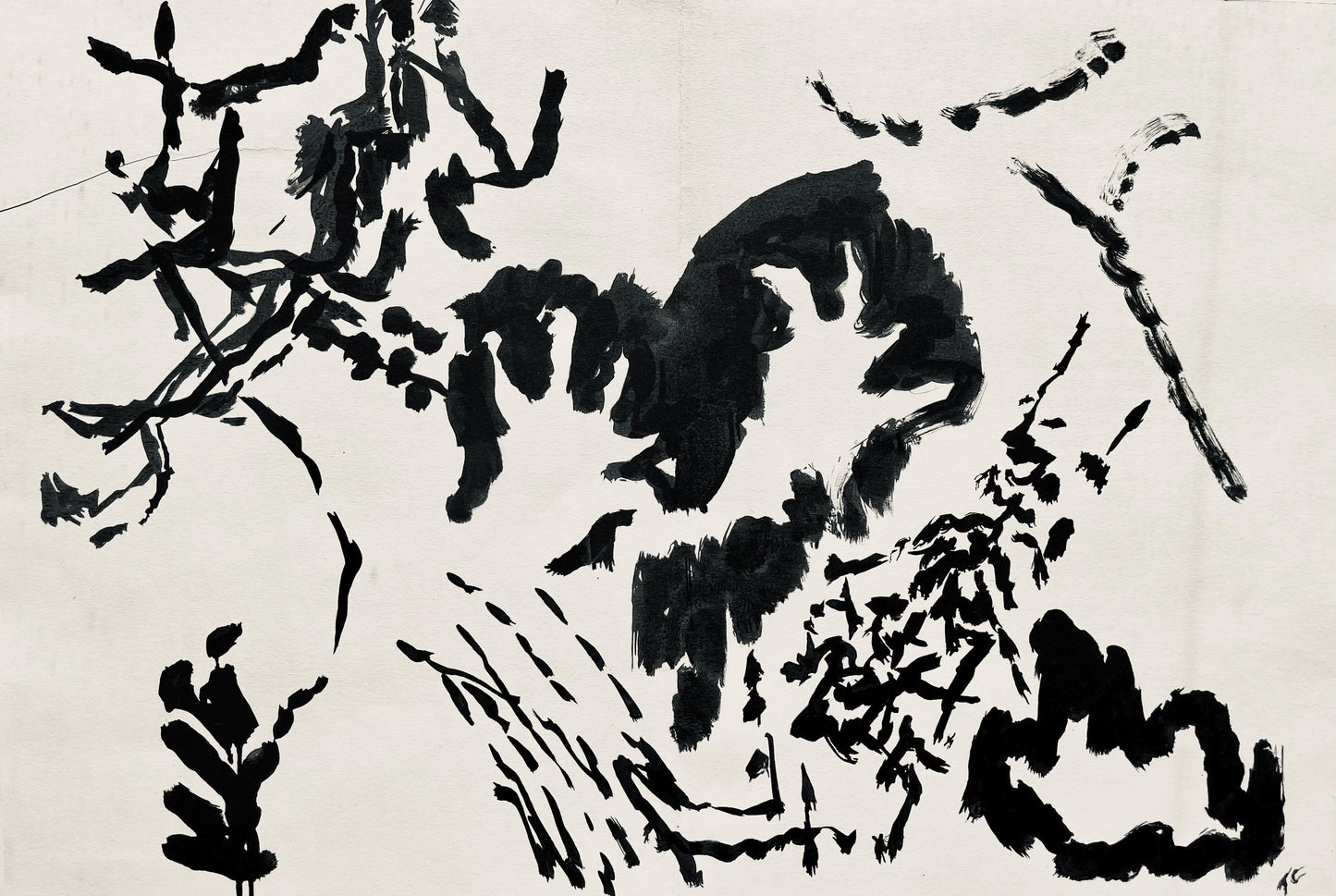 Pierre Tal-Coat, Composition, Derrire Le Miroir, Lithograph