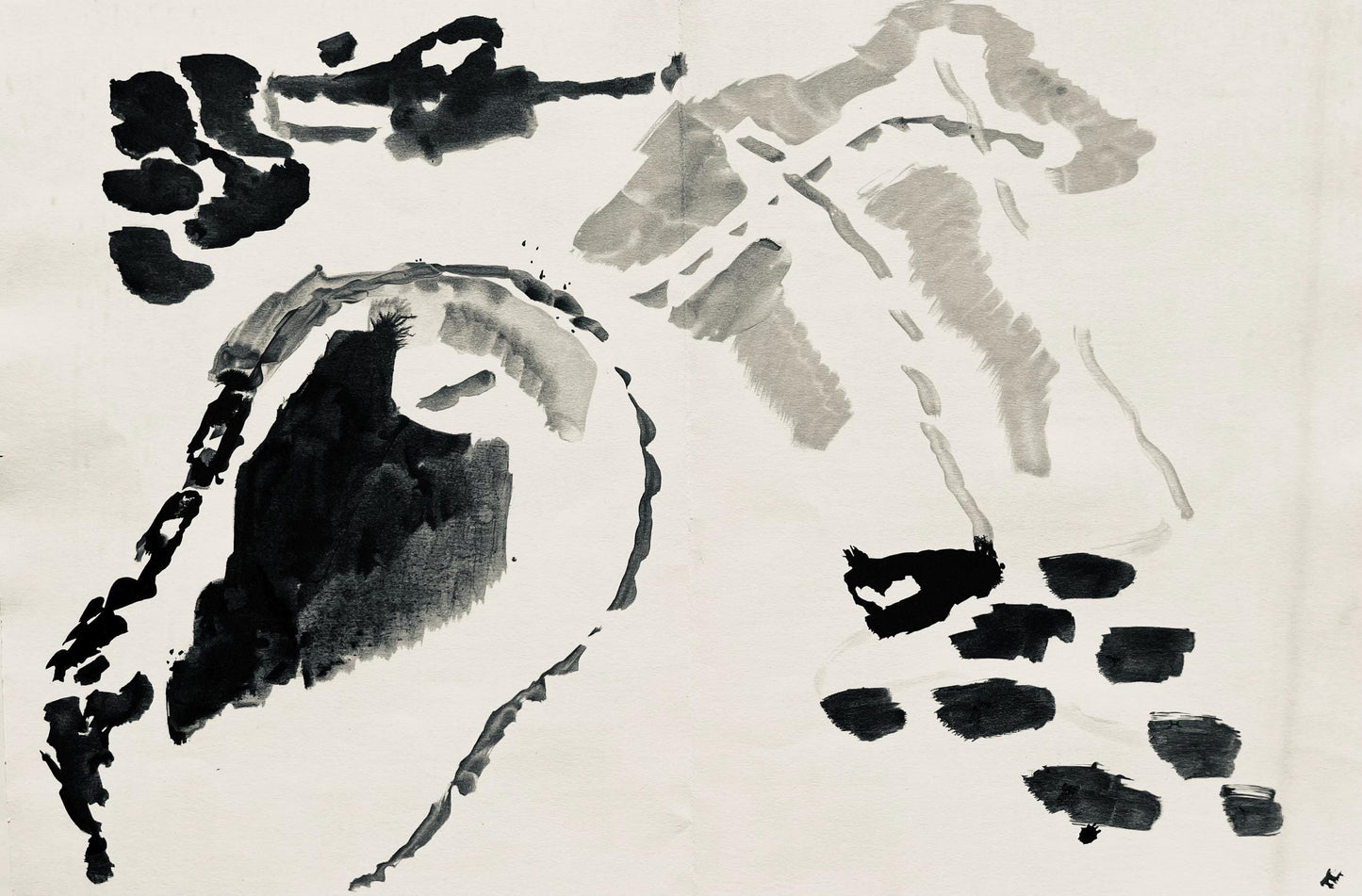 Pierre Tal-Coat, Composition, Derrire Le Miroir, Lithograph