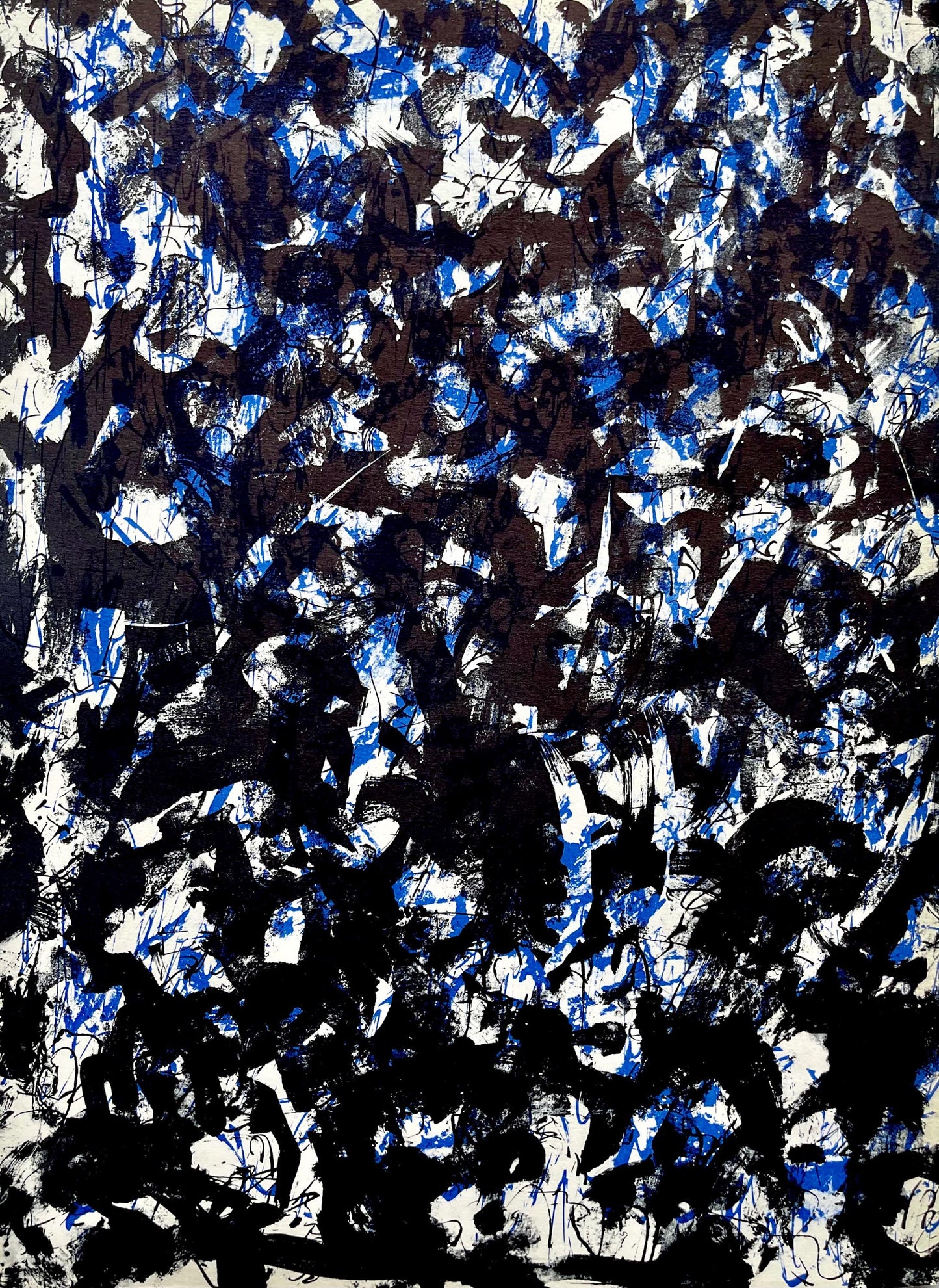 Franois Fiedler, Composition, Derrire Le Miroir, Lithograph