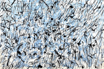 Franois Fiedler, Composition, Derrire Le Miroir, Lithograph