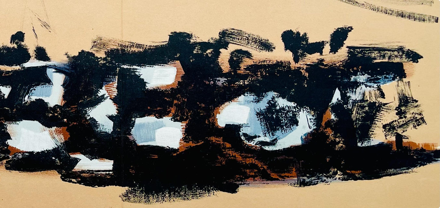 Pierre Tal-Coat, Composition, Derrire Le Miroir, Lithograph