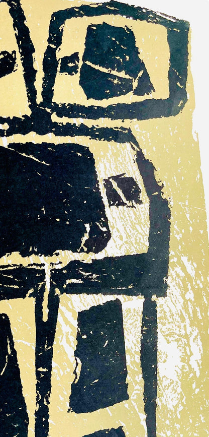 Raoul Ubac, Composition, Derrire Le Miroir, Lithograph