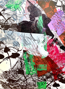 Jean-Paul Riopelle, Composition, Derrire Le Miroir, Lithograph