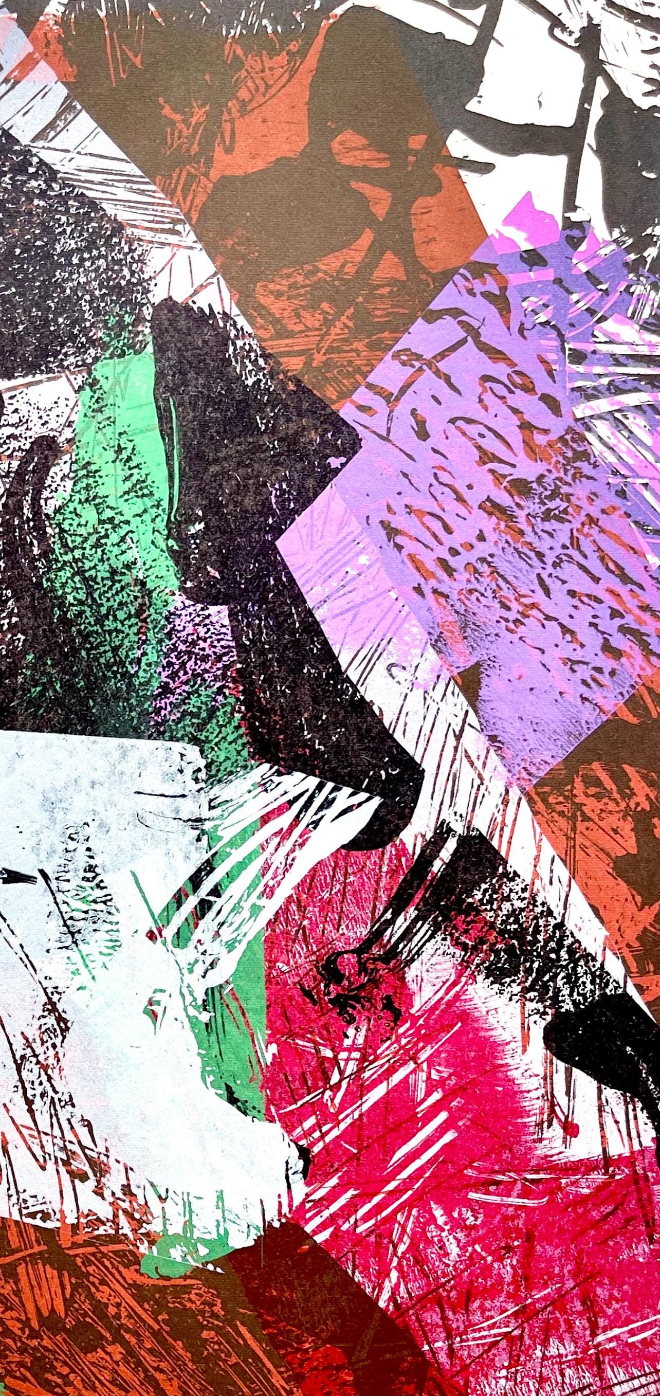 Jean-Paul Riopelle, Composition, Derrire Le Miroir, Lithograph