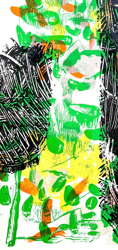 Jean-Paul Riopelle, Composition, Derrire Le Miroir, Lithograph