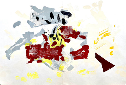 Jean-Paul Riopelle, Composition, Derrire Le Miroir, Lithograph