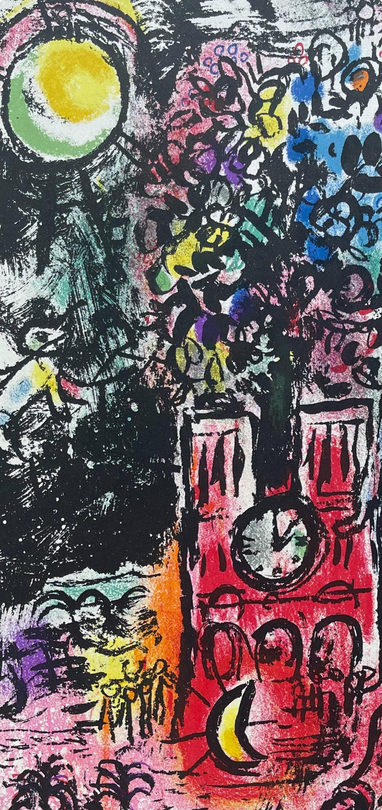 Marc Chagall, Composition (Mourlot 297; Cramer 40), Derrire Le Miroir, Lithograph