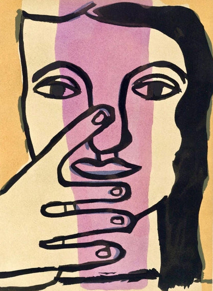 Fernand Lger, Composition, Cahiers D'Art, Lithograph