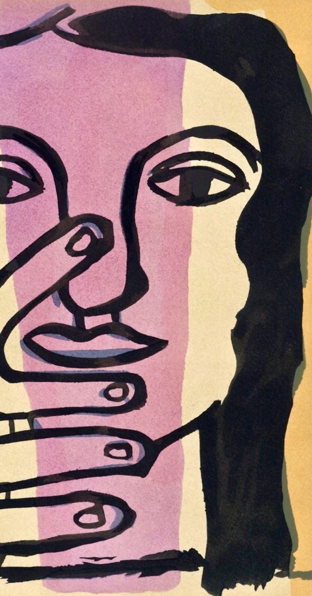 Fernand Lger, Composition, Cahiers D'Art, Lithograph