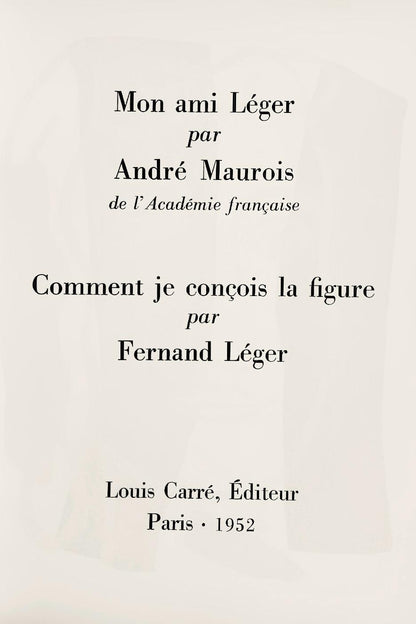 Fernand Lger, Composition, Mon Ami Lger, Lithograph