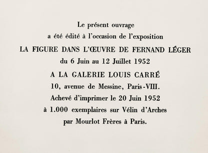 Fernand Lger, Composition, Mon Ami Lger, Lithograph