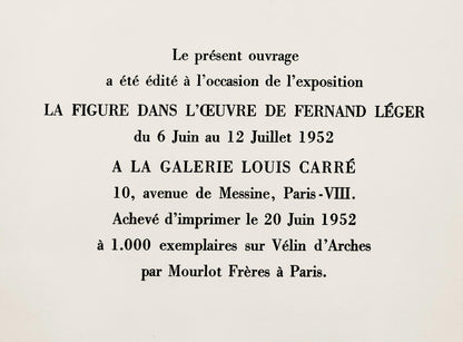 Fernand Lger, Composition, Mon Ami Lger, Lithograph