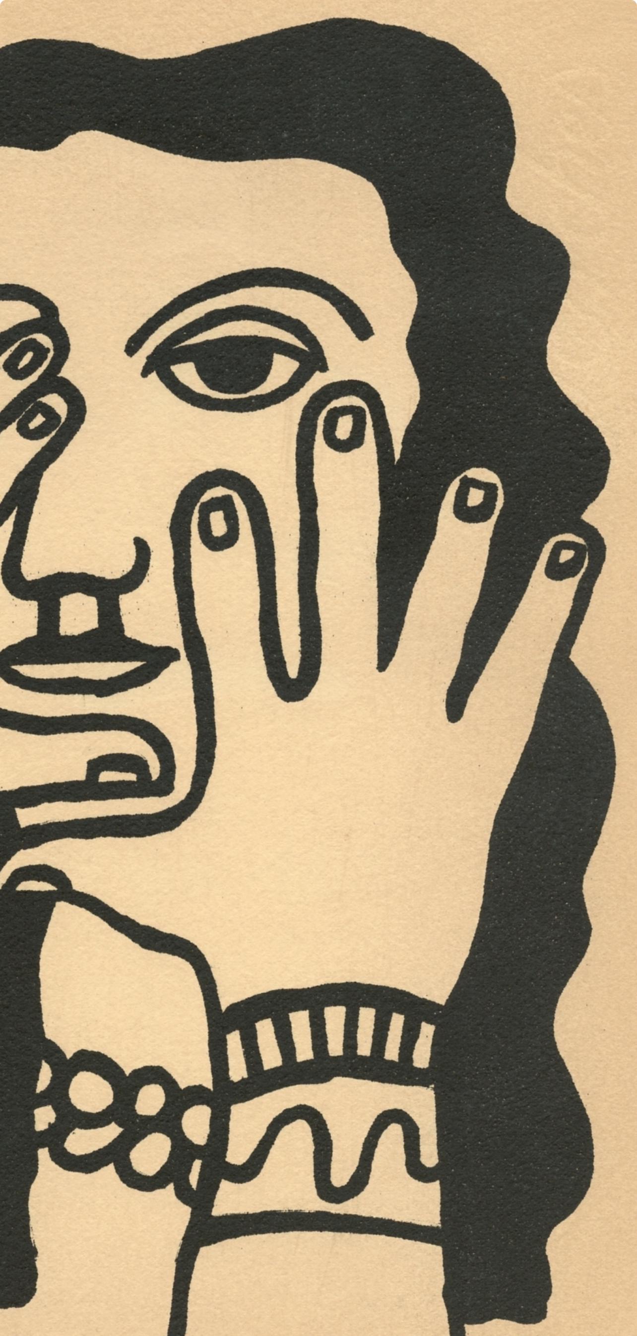 Fernand Lger, Composition, Mon Ami Lger, Lithograph
