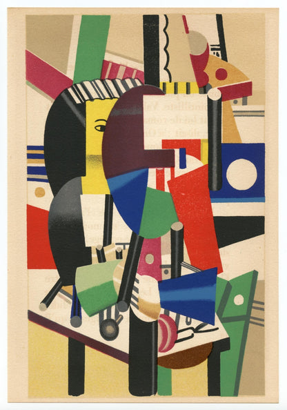 Fernand Lger, Composition, Mon Ami Lger, Lithograph