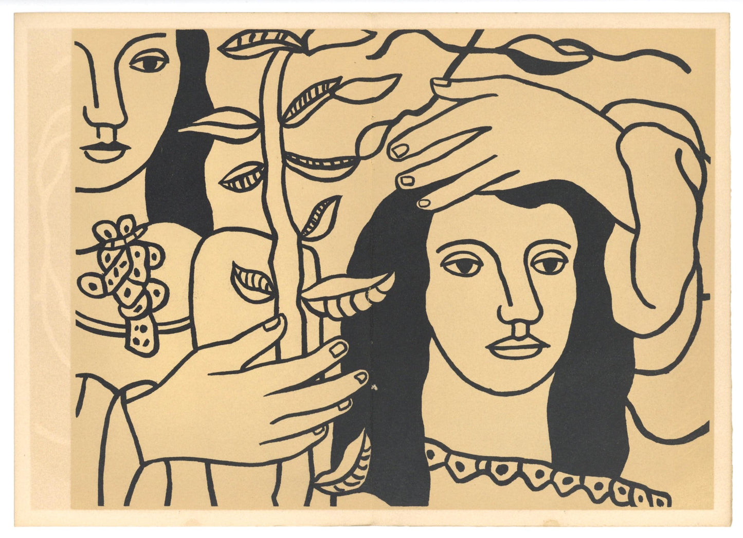 Fernand Lger, Composition, Mon Ami Lger, Lithograph