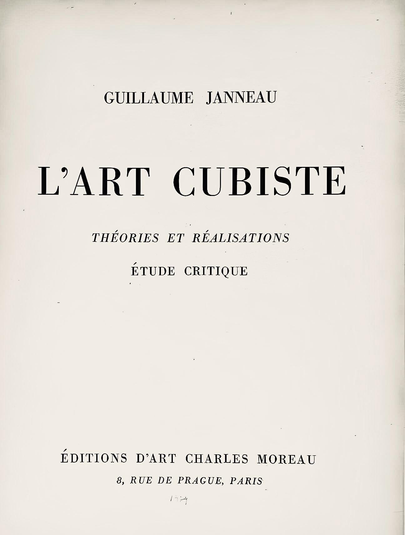 Albert Gleizes, Composition, L'Art Cubiste, Theories Et Realistions, Lithograph