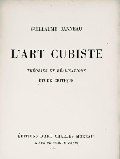 Albert Gleizes, Composition, L'Art Cubiste, Theories Et Realistions, Lithograph