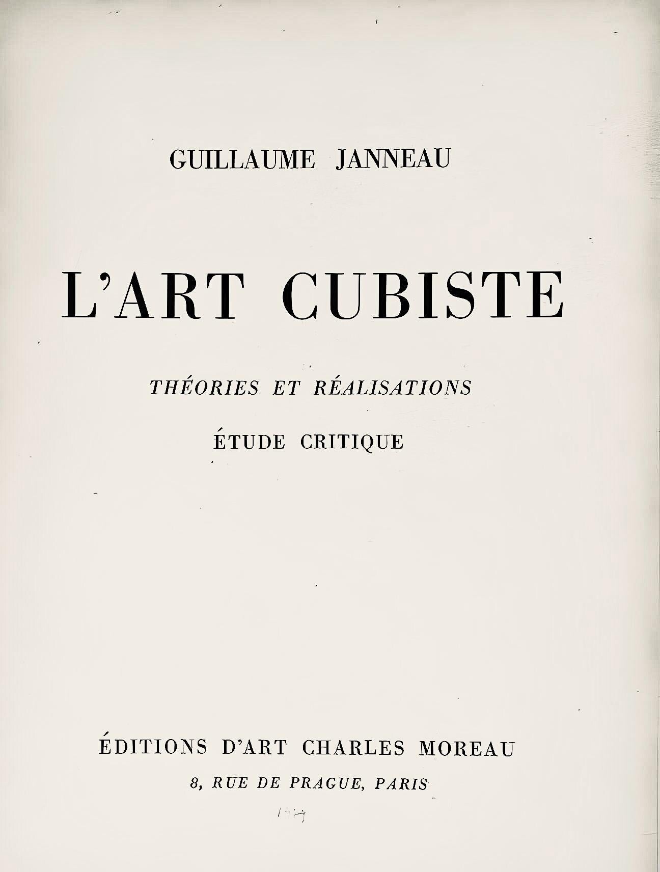 Albert Gleizes, Composition, L'Art Cubiste, Theories Et Realistions, Lithograph