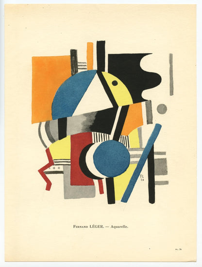 Fernand Lger, Composition, L'Art Cubiste, Theories Et Realistions, Lithograph