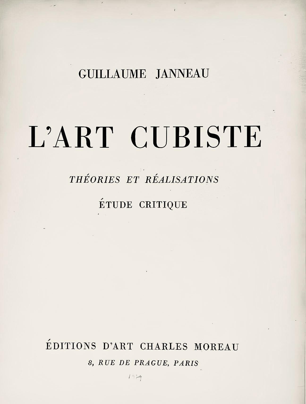 Georges Braque, Composition, L'Art Cubiste, Theories Et Realistions, Lithograph