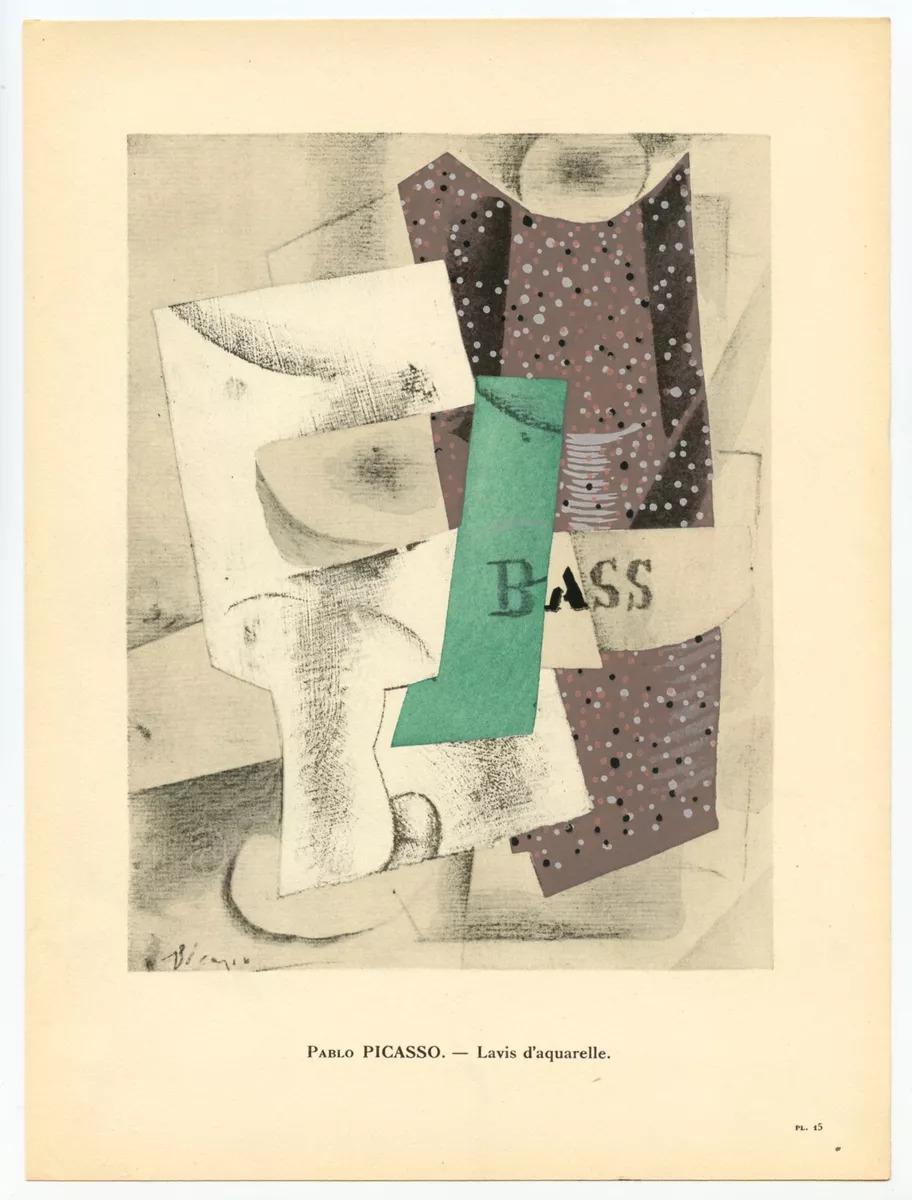 Pablo Picasso, Composition, L'Art Cubiste, Theories Et Realistions, Lithograph