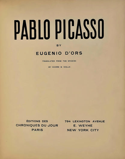 Pablo Picasso, Composition (Cramer 18; Bloch 98; Reue 31), Pablo Picasso, Lithograph