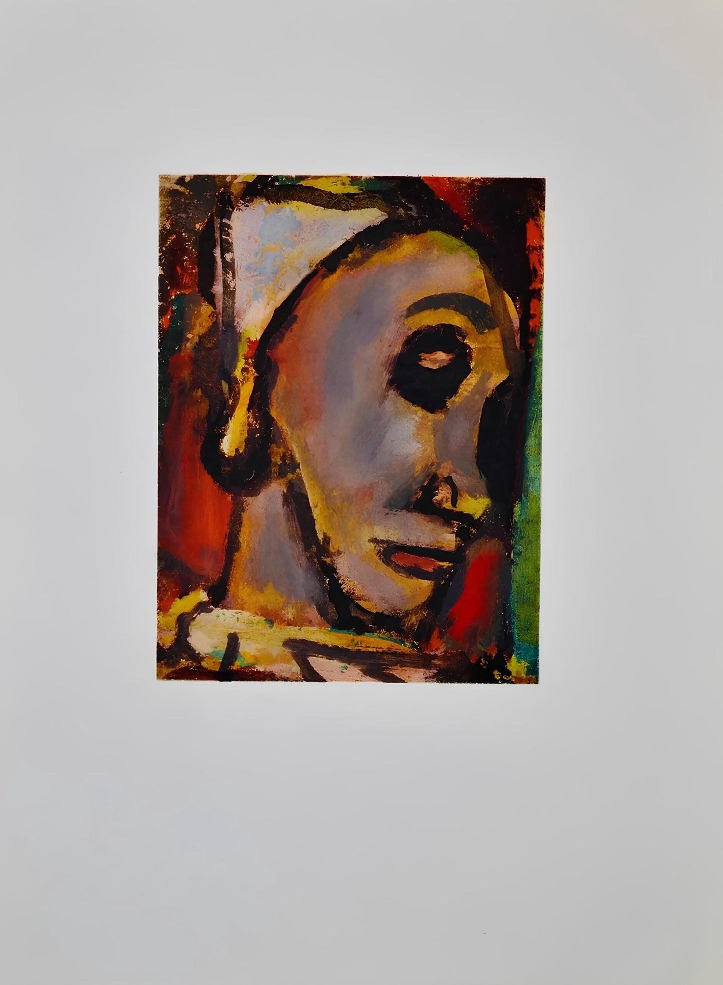 Georges Rouault, Composition, Visages, Dix Tudes De L'Atelier Reproduites En Fac-Simils, Lithograph