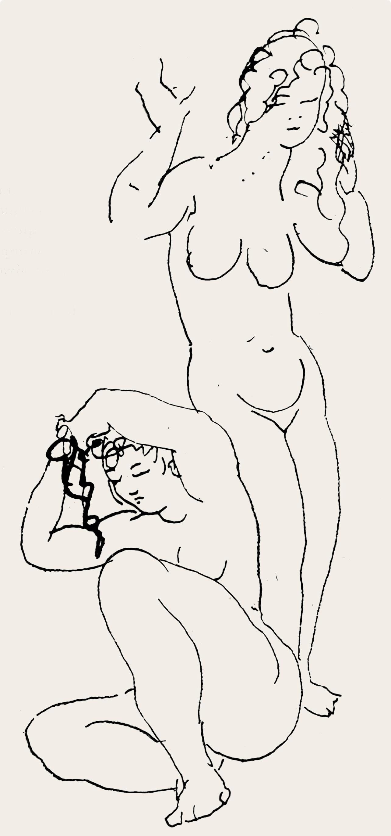 Pablo Picasso, Composition (Hodorisch B2), Le Manuscrit Trouv Dans Un Chapeau, Lithograph