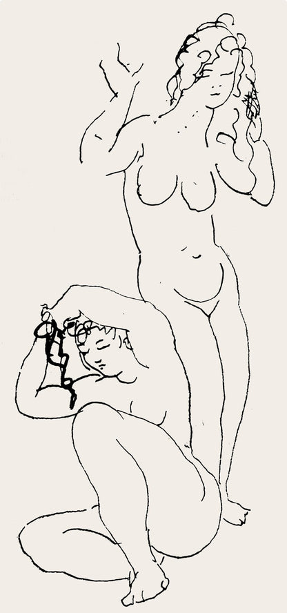 Pablo Picasso, Composition (Hodorisch B2), Le Manuscrit Trouv Dans Un Chapeau, Lithograph