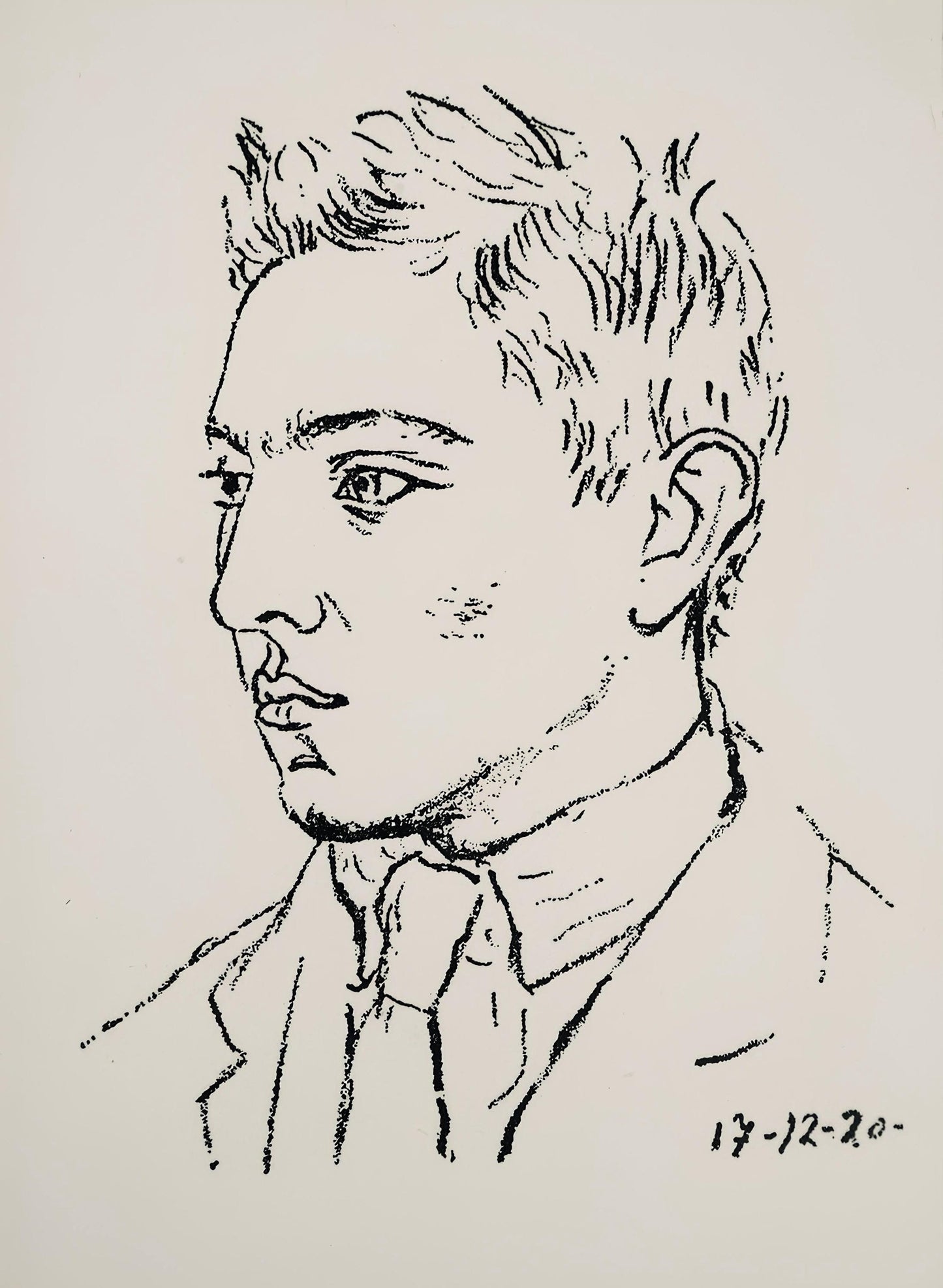 Pablo Picasso, Composition (Bloch 38; Cramer 13), Les Joues En Feu, Pomes, Lithograph