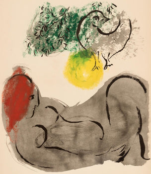 Marc Chagall, Composition, Couleur Amour, Lithograph