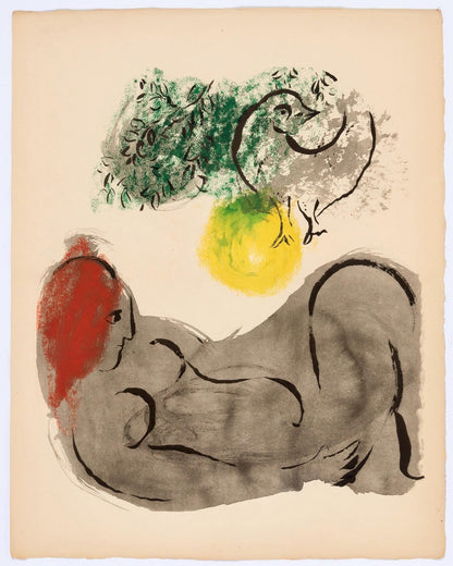 Marc Chagall, Composition, Couleur Amour, Lithograph