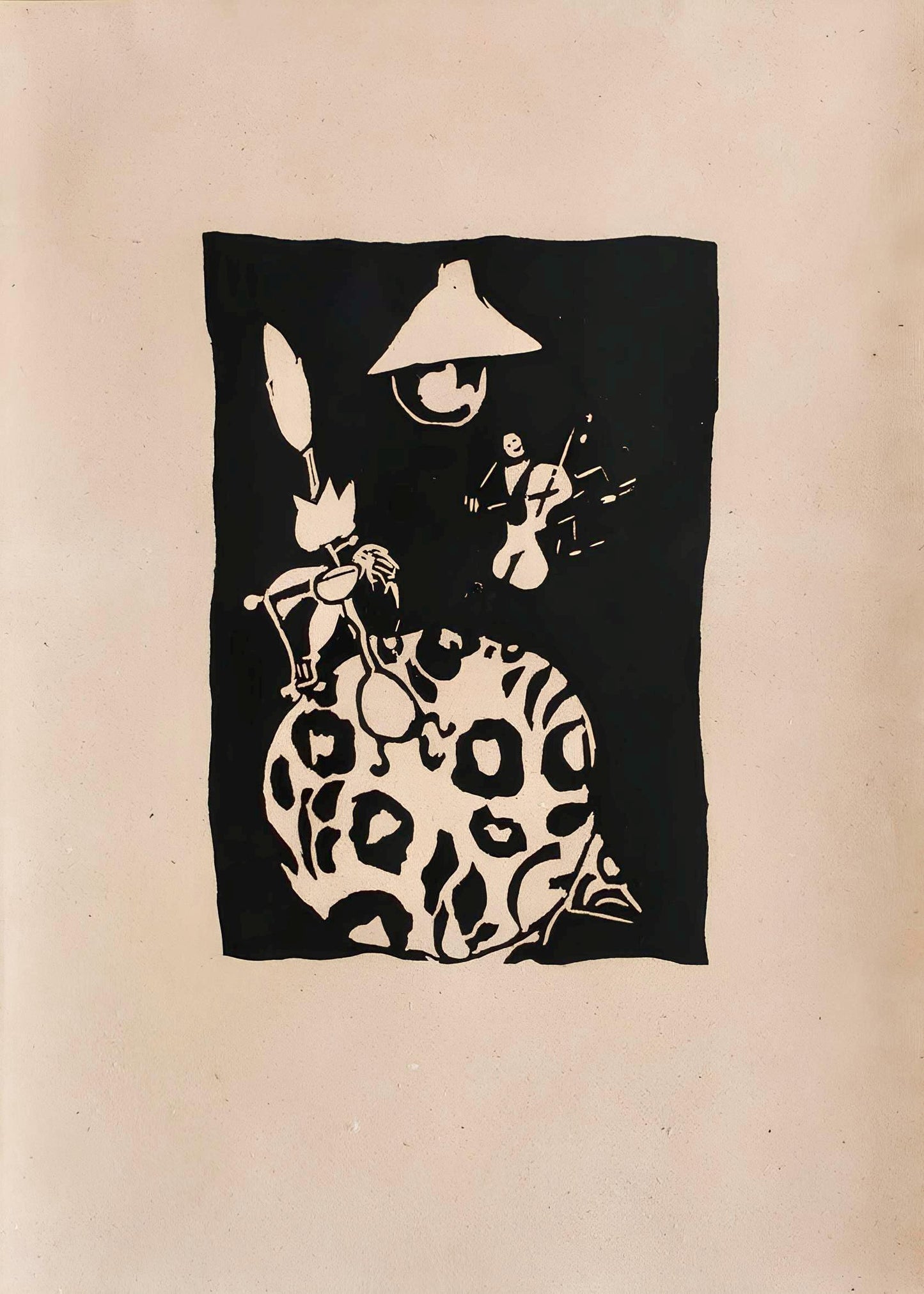 Jean Pougny, Composition, Pougny, Dix Linogravures Originales, 1914-1920, Linocut