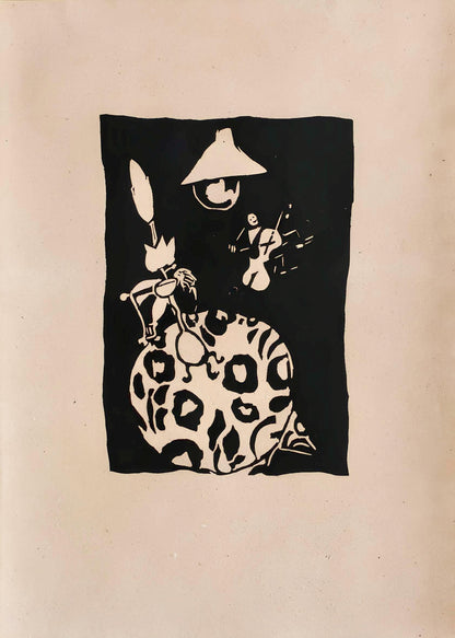 Jean Pougny, Composition, Pougny, Dix Linogravures Originales, 1914-1920, Linocut