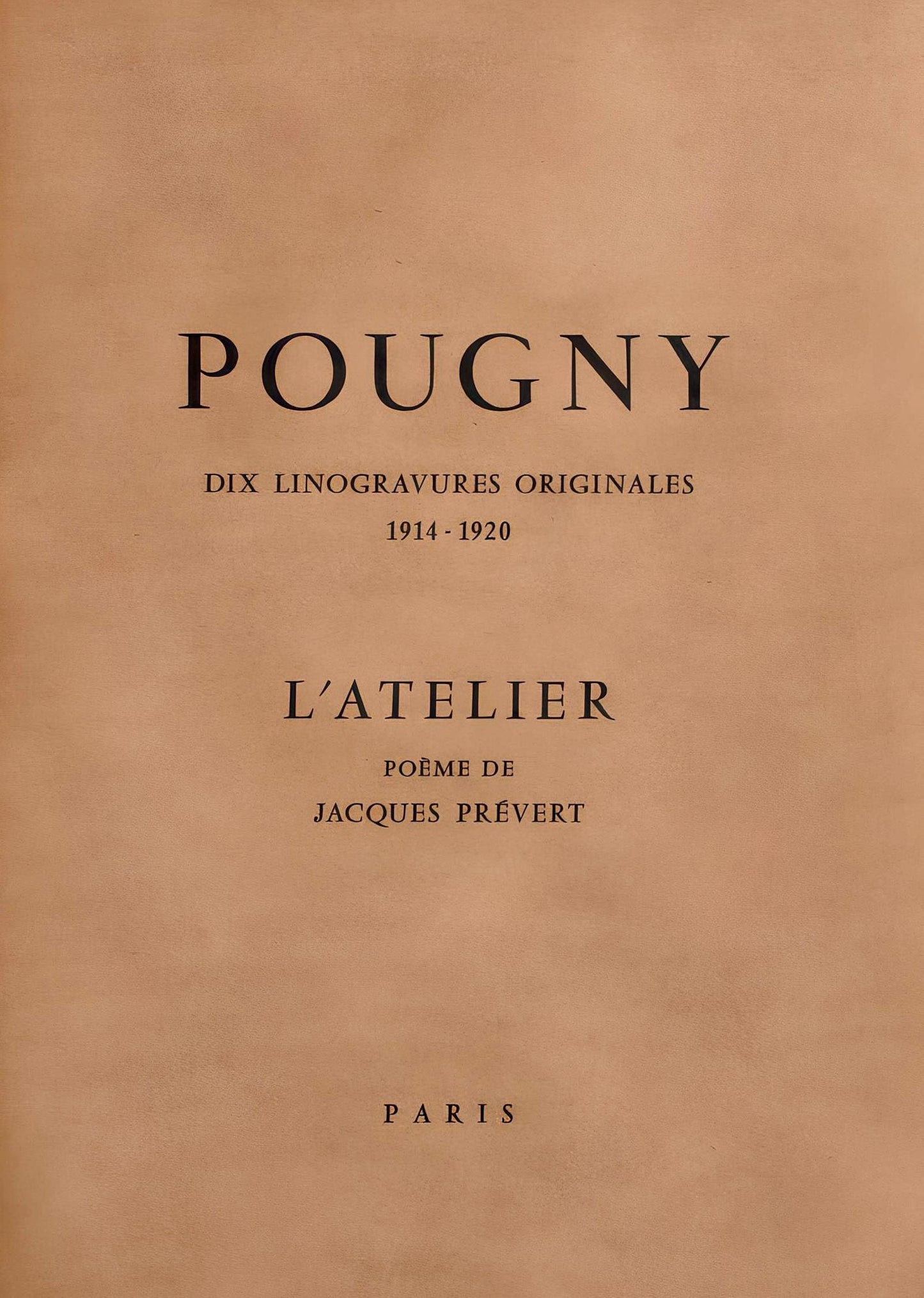 Jean Pougny, Composition, Pougny, Dix Linogravures Originales, 1914-1920, Linocut