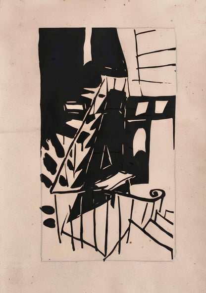 Jean Pougny, Composition, Pougny, Dix Linogravures Originales, 1914-1920, Linocut