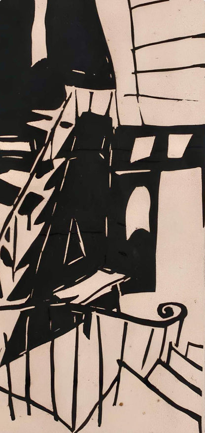 Jean Pougny, Composition, Pougny, Dix Linogravures Originales, 1914-1920, Linocut
