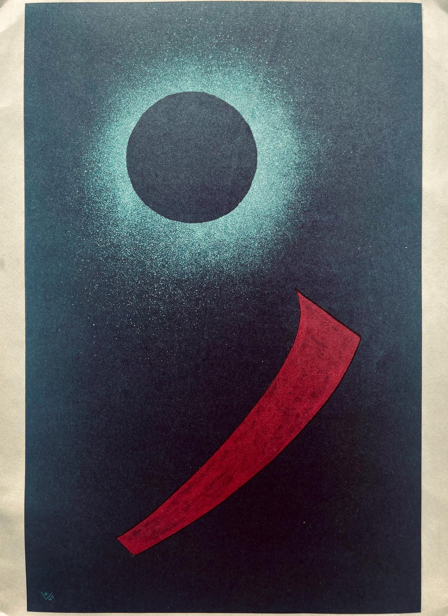 Wassily Kandinsky, Composition, Derrire Le Miroir, Lithograph