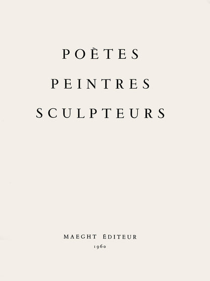 Fernand Lger, Composition, Derrire Le Miroir, Lithograph