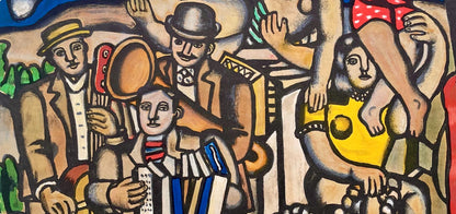 Fernand Lger, Composition, Derrire Le Miroir, Lithograph