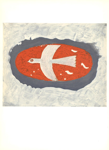 Georges Braque, Composition, Derrire Le Miroir, Lithograph