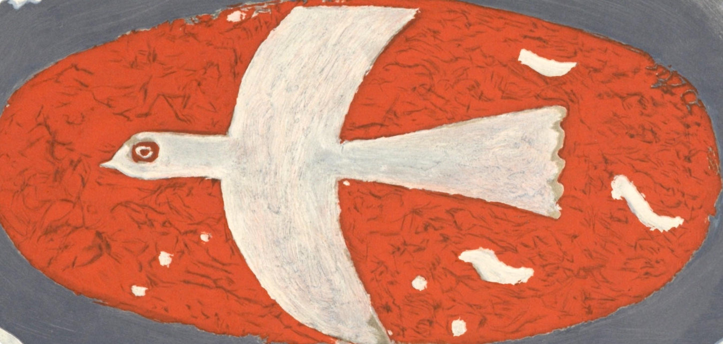 Georges Braque, Composition, Derrire Le Miroir, Lithograph