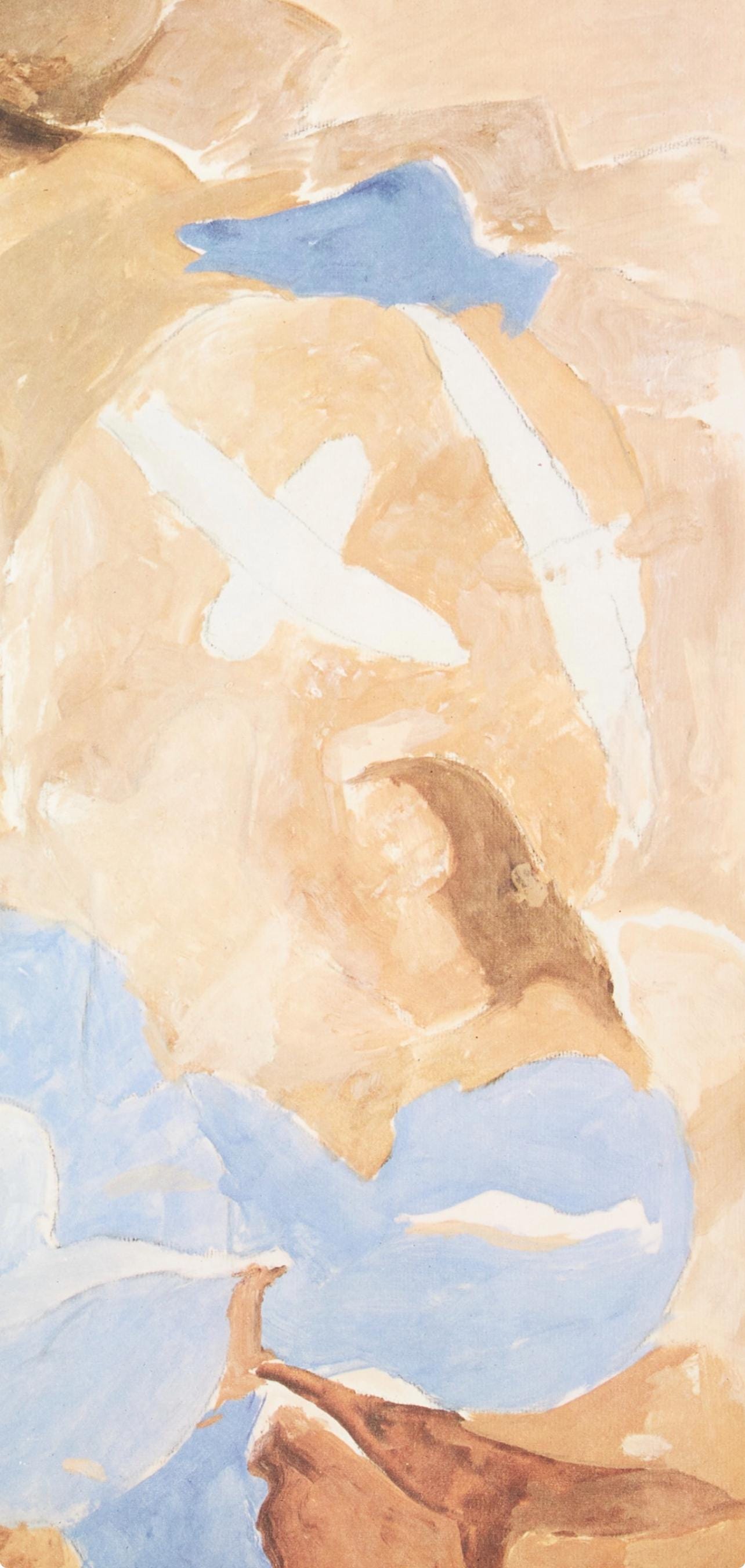 Georges Braque, Composition, Derrire Le Miroir, Lithograph