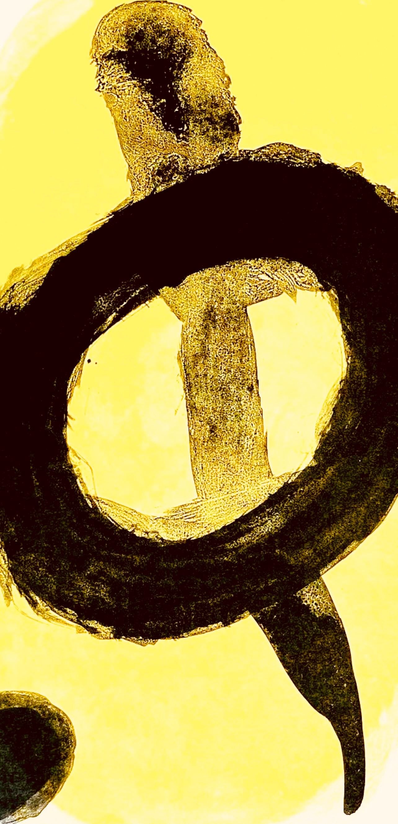 Joan Mir, Yellow And Green (Mourlot 298, 300), Derrire Le Miroir, Lithograph