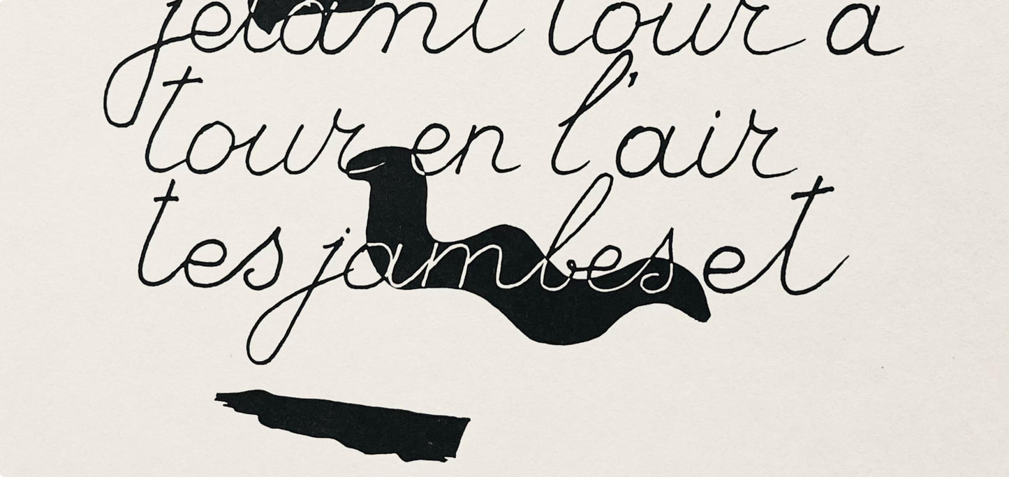 Georges Braque, Composition, Derrire Le Miroir, Lithograph