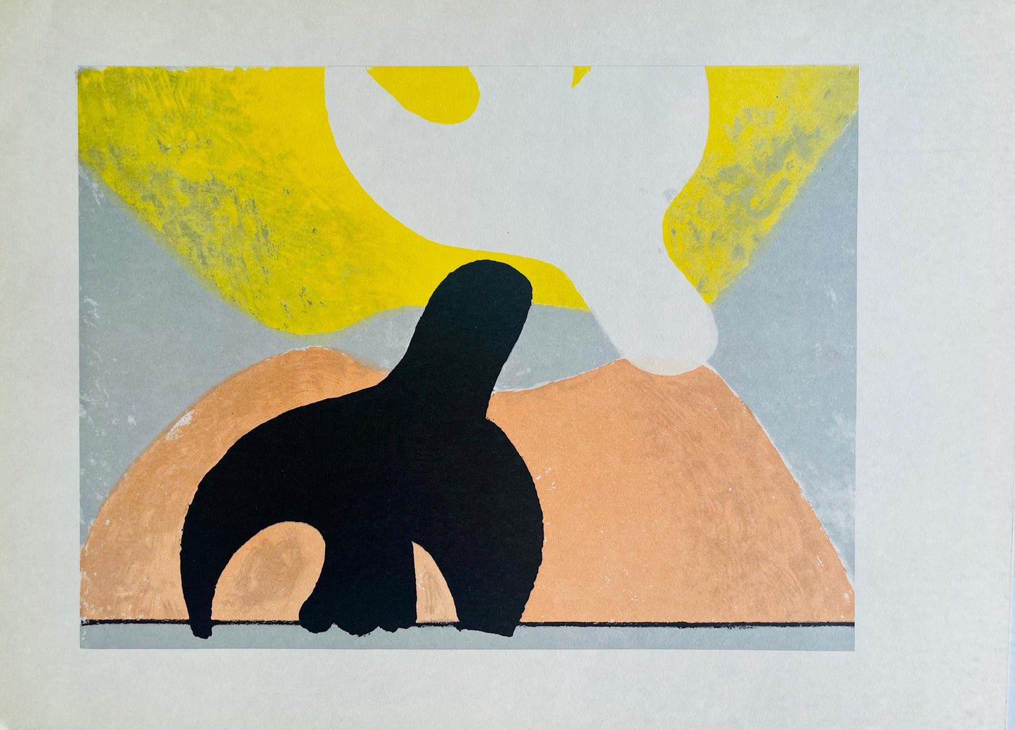 Georges Braque, Composition, Derrire Le Miroir, Lithograph