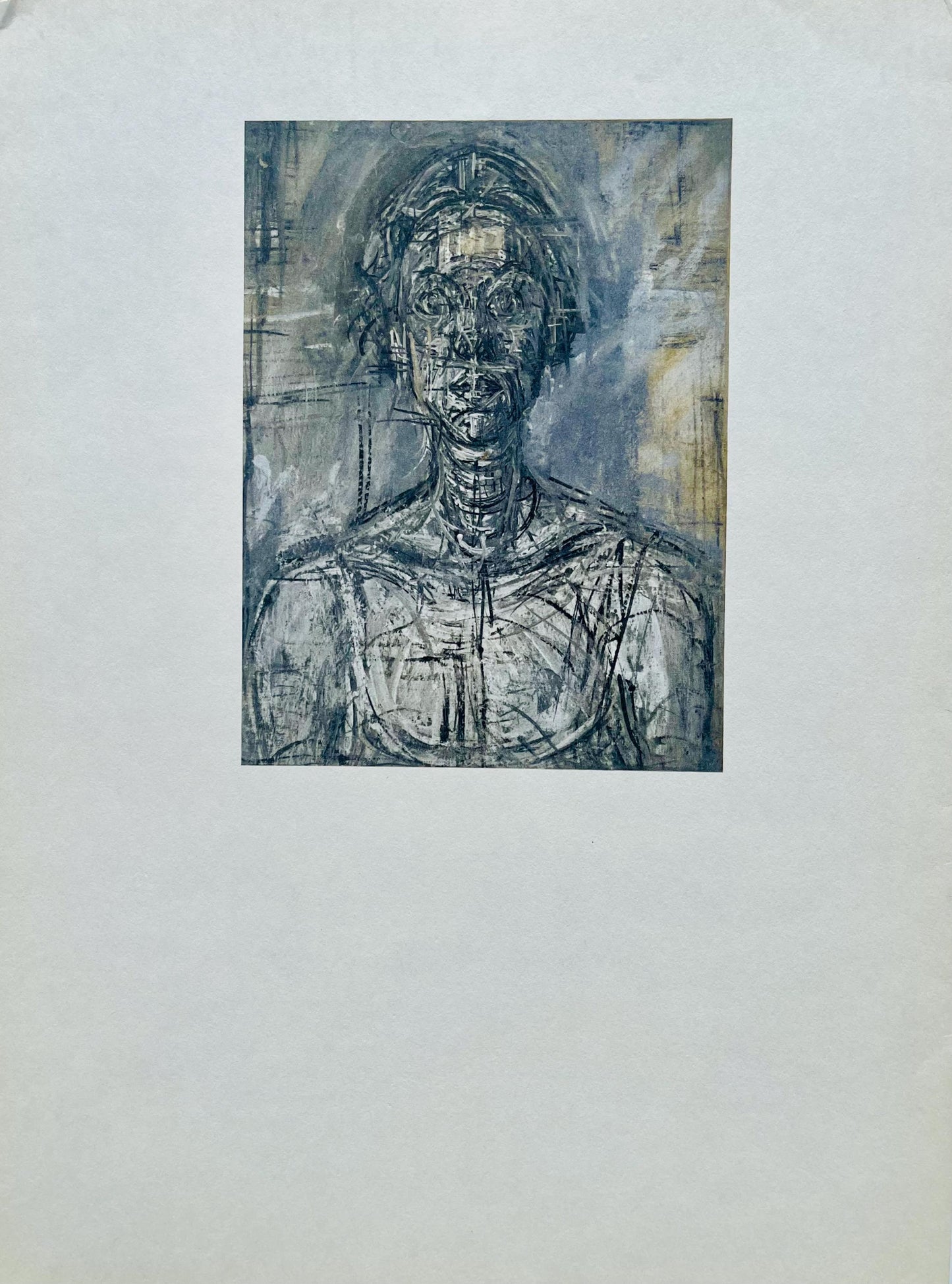 Alberto Giacometti, Composition, Derrire Le Miroir, Lithograph