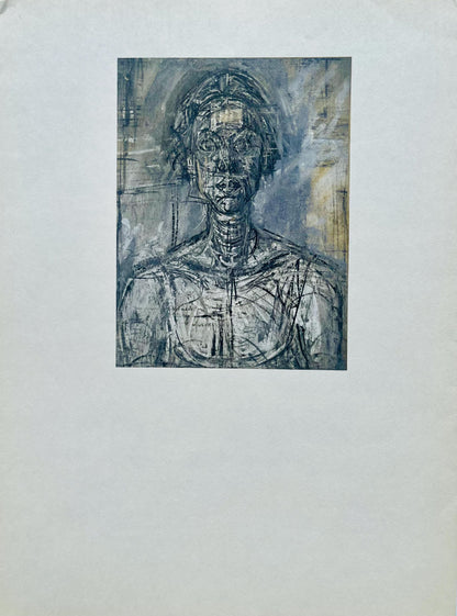 Alberto Giacometti, Composition, Derrire Le Miroir, Lithograph