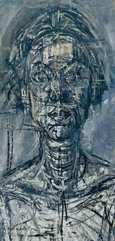 Alberto Giacometti, Composition, Derrire Le Miroir, Lithograph