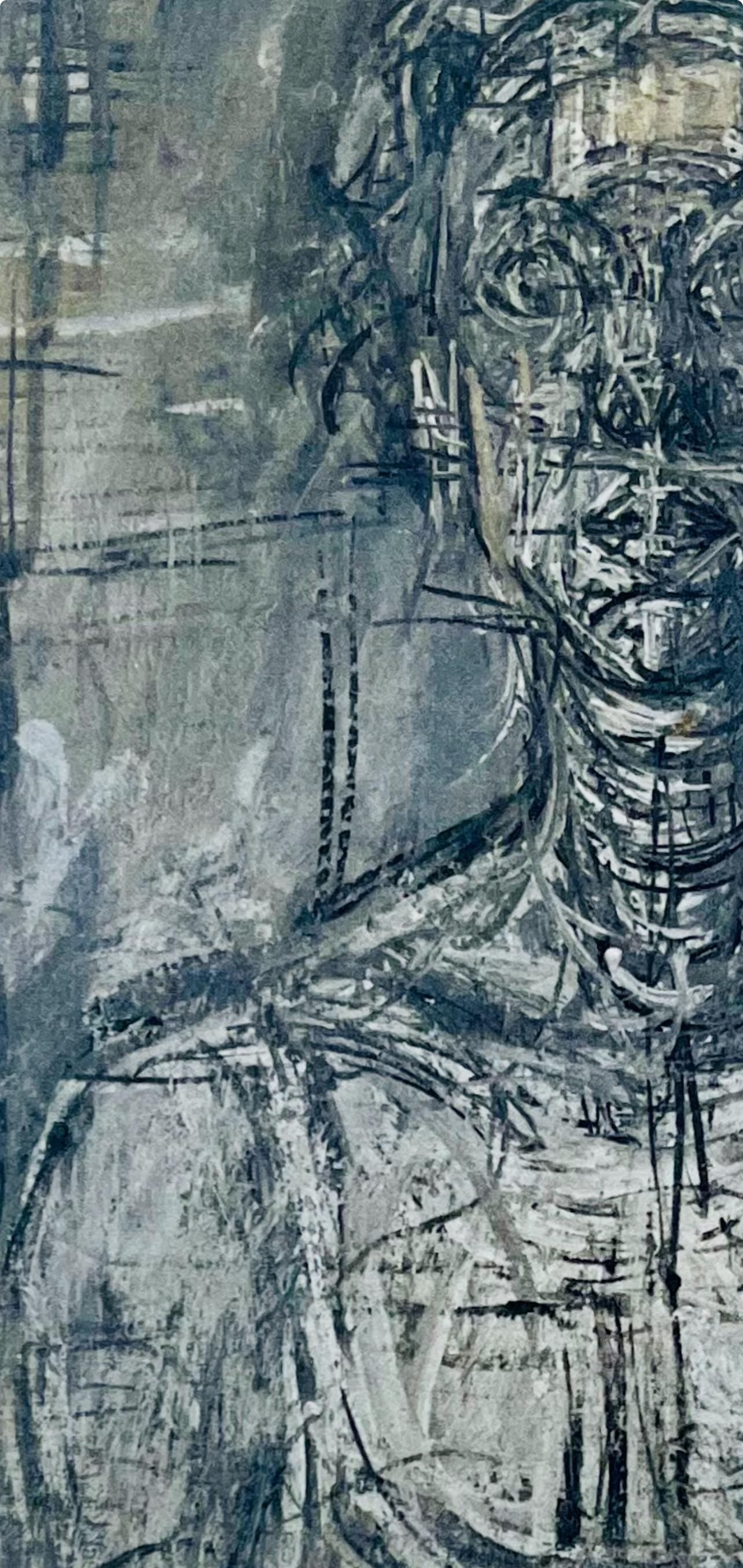 Alberto Giacometti, Composition, Derrire Le Miroir, Lithograph